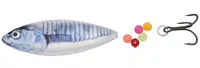 Savage gear třpytka line thru stickle blade white silver 5,2 cm 10 g