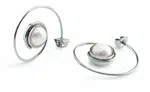 Boccia Titanium Originální titanové náušnice s pravými perlami 05018-01