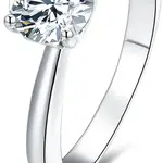 Beneto Stříbrný prsten s krystaly AGG200 54 mm