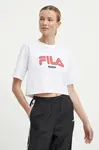 Bavlněné tričko Fila Lucena bílá barva, FAW0757