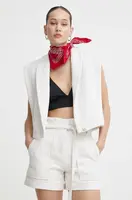 Vesta IRO béžová barva, jednořadá