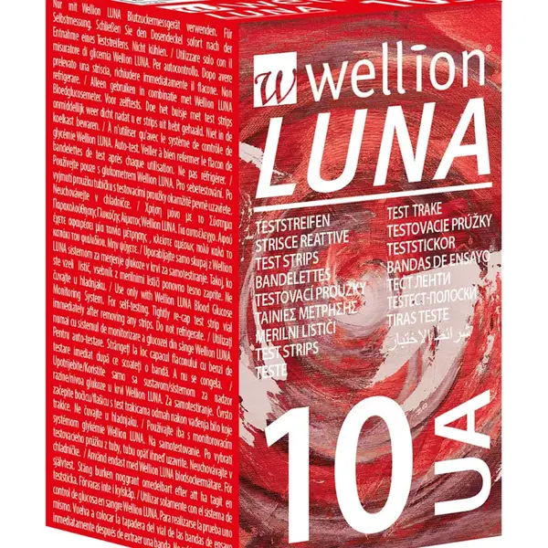 Wellion LUNA testovací proužky kyselina močová 10 ks