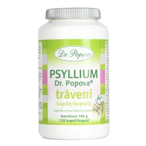 Dr. Popov Psyllium Trávení 120 kapslí
