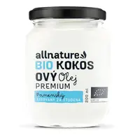 Allnature Kokosový olej panenský BIO 200 ml