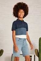 Dětské riflové kraťasy Mayoral soft denim