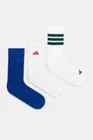 Ponožky adidas LOGO PACK 3PP 3-pack bílá barva, JD5831