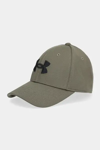 Kšiltovka Under Armour zelená barva, s aplikací, 1376700