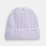 Čepice Under Armour fialová barva, z husté pleteniny, 1386639