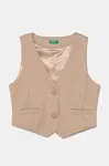 Dětská vesta United Colors of Benetton růžová barva, 2SQBCJ00V
