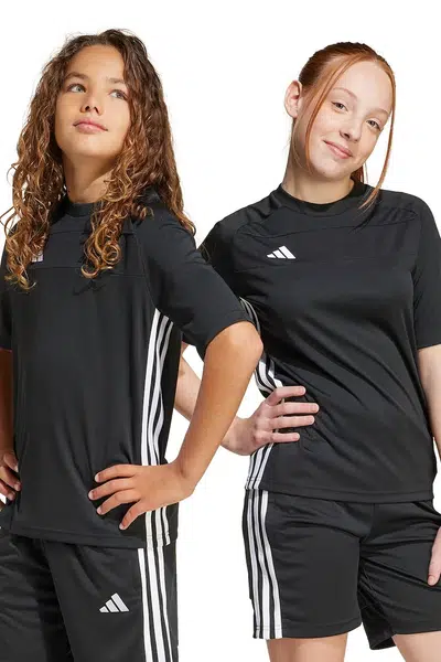 Dětské tričko adidas Performance černá barva, s aplikací, JD0585