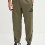 Tepláky adidas Z.N.E. zelená barva, s potiskem, JC7915