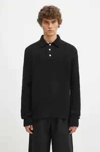 Norse Projects Vlněný svetr Norse Projects Rasmus Relaxed Brushed Polo