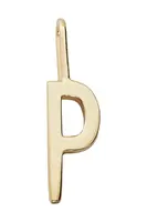 Pozlacený stříbrný přívěsek Design Letters