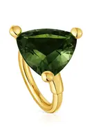 Pozlacený stříbrný prsten Tous 12 Color Lab