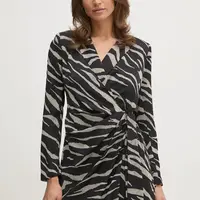 Šaty Dkny černá barva, mini, DD4J6D32