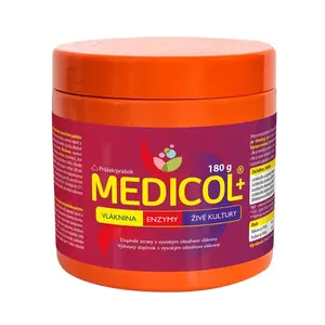 Medicol Plus Vláknina + enzymy + živé kultury 180 g