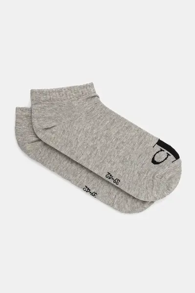 Ponožky Calvin Klein Jeans 2-pack dámské, šedá barva, 701228815