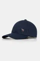 Bavlněná baseballová čepice Paul Smith tmavomodrá barva, s aplikací, M1A.987DT.POZEB