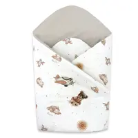 Miminu Novorozenecká zavinovačka, bavlna, Méďa pilot - bílá, béžová