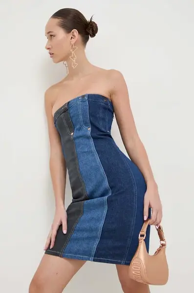Džínové šaty Moschino Jeans
