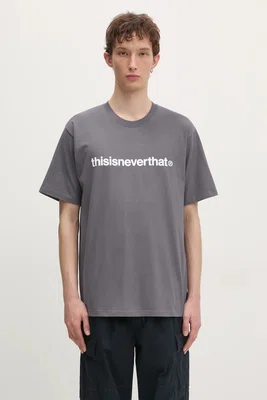 Tričko thisisneverthat T-Logo Tee šedá barva, s potiskem, TN243TTSST01
