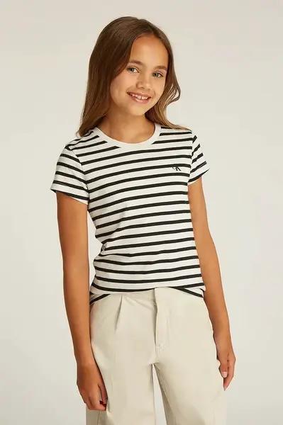 Dětské bavlněné tričko Calvin Klein Jeans