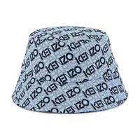 Dětský bavlněný klobouk Kenzo Kids modrá barva, K60884