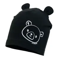 Dětská čepice Jamiks HEMANT černá barva, z tenké pleteniny