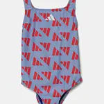 Jednodílné dětské plavky adidas Performance modrá barva, JE2409