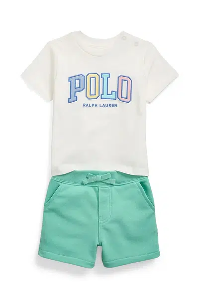 Kojenecká sada Polo Ralph Lauren bílá barva, 320966475001