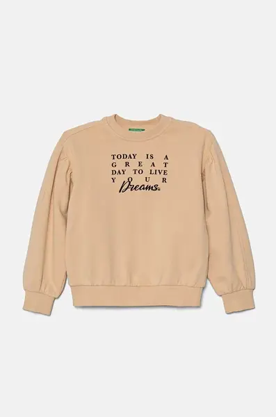 Dětská bavlněná mikina United Colors of Benetton