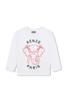 Dětské bavlněné tričko s dlouhým rukávem Kenzo Kids