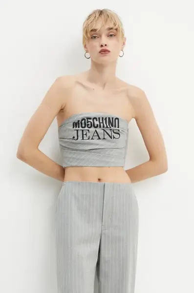 Top s příměsí vlny Moschino Jeans