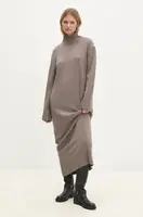 Šaty Answear.LAB šedá barva, maxi