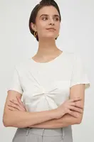 Tričko Sisley béžová barva