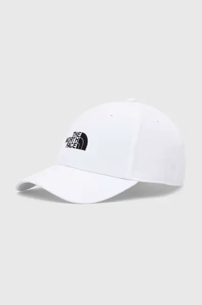Kšiltovka The North Face Recycled 66 Classic Hat bílá barva, s aplikací, NF0A4VSVFN41