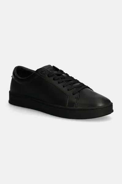 Kožené sneakers boty Calvin Klein LOW TOP LACE UP