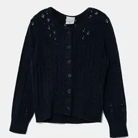 Dětský svetr Abercrombie & Fitch tmavomodrá barva, lehký