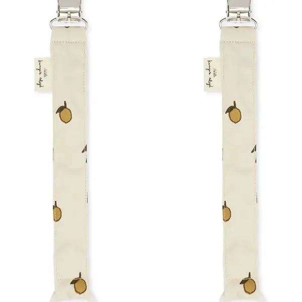 Klip / přívěšek na dudlík Konges Sløjd 2 PACK PACIFIER STRAP 2-pack