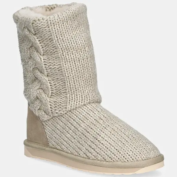 Vlněné pantofle Emu Australia Bartle béžová barva, W13142.MACA