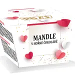 POEX Mandle v hořké čokoládě 200 g