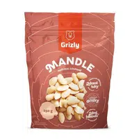 Grizly Mandle natural loupané 250 g