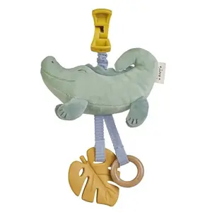 Saro Baby závěsná hračka s klipem Jungle Party Crocodile