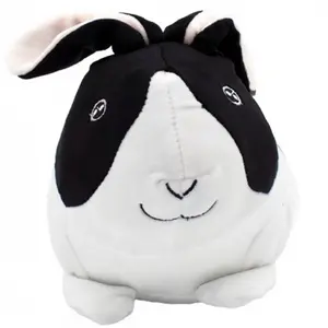 Babyono Plyšová hračka Tulilo Králíček, 27 cm - bílo/černý