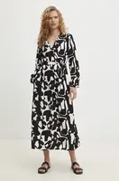 Šaty Answear.LAB černá barva, maxi