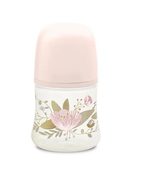 Suavinex Gold Láhev průtok S 0m+ 150 ml 1 ks růžová