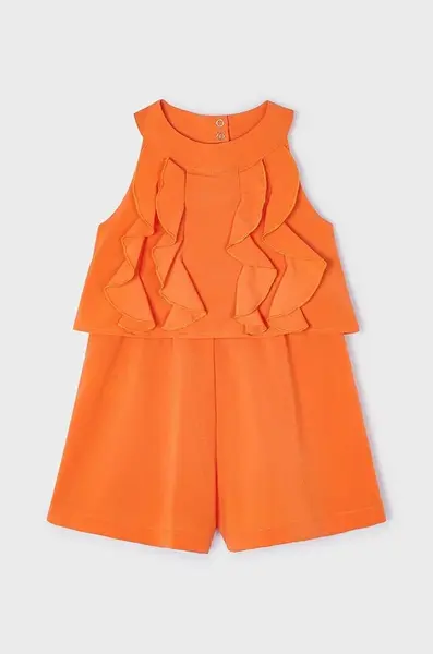 Dětský overal Mayoral oranžová barva