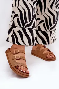 Boto Dámske Sandále S Pásmi A Prackami Camel Uliri