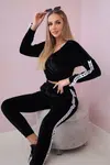 Velour set with black Queen inscription