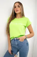 Shopping blouse is my cardio light green